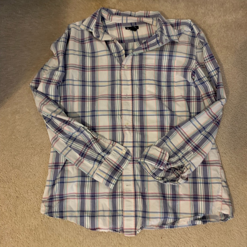 GAP! Multi color plaid! Classic fit! Must have!